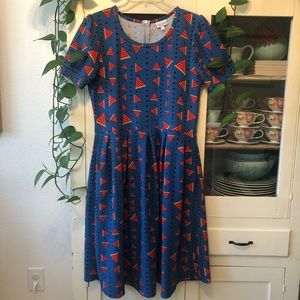 LULAROE | Amelia Watermelon Dress